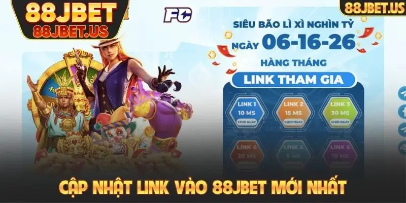 Cập nhật link vào 88JBET mới nhất
