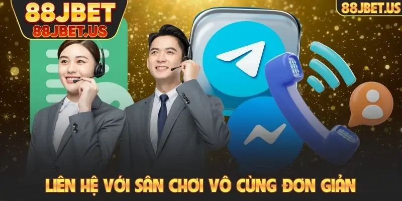 Liên hệ với sân chơi vô cùng đơn giản